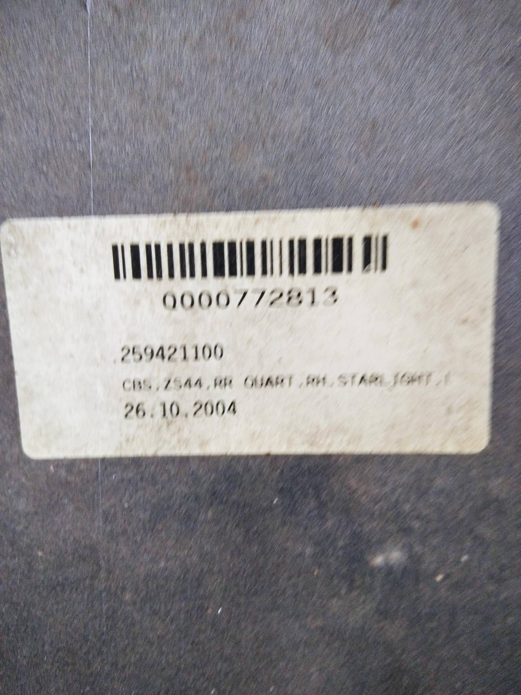 Paraurti post. centr.